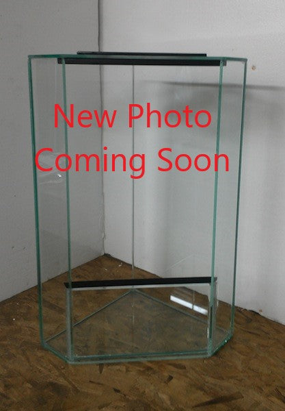 24″L  x 24″D x 48″T Glass Corner Reptile Terrarium