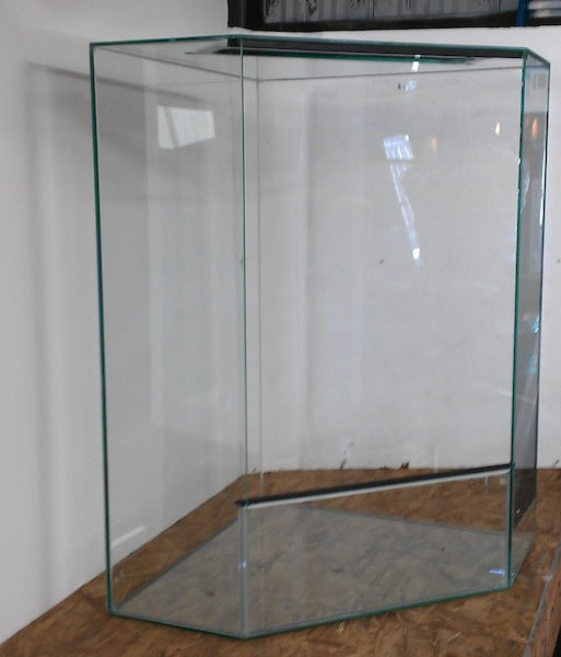 24″L x 24″D x 36″T Glass Corner Reptile Terrarium