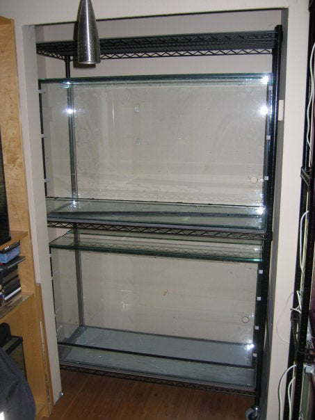 44″L x 17″D x 36″T Glass Reptile Terrarium